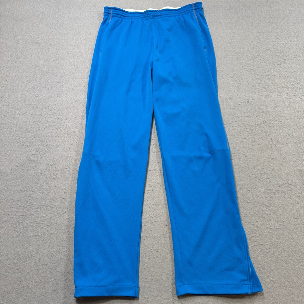 Kappa Track Pants Men's Large Blue Ankle Zip Loose Athletic Training Sportswear
